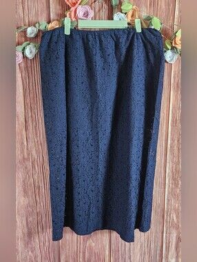 Old Navy Lace Pull On Midi Skirt Size XL